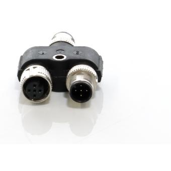 1 Verpackungseinheit (5 Stück) Y-Verteiler SAC-5PY-M/F-M VP SH 